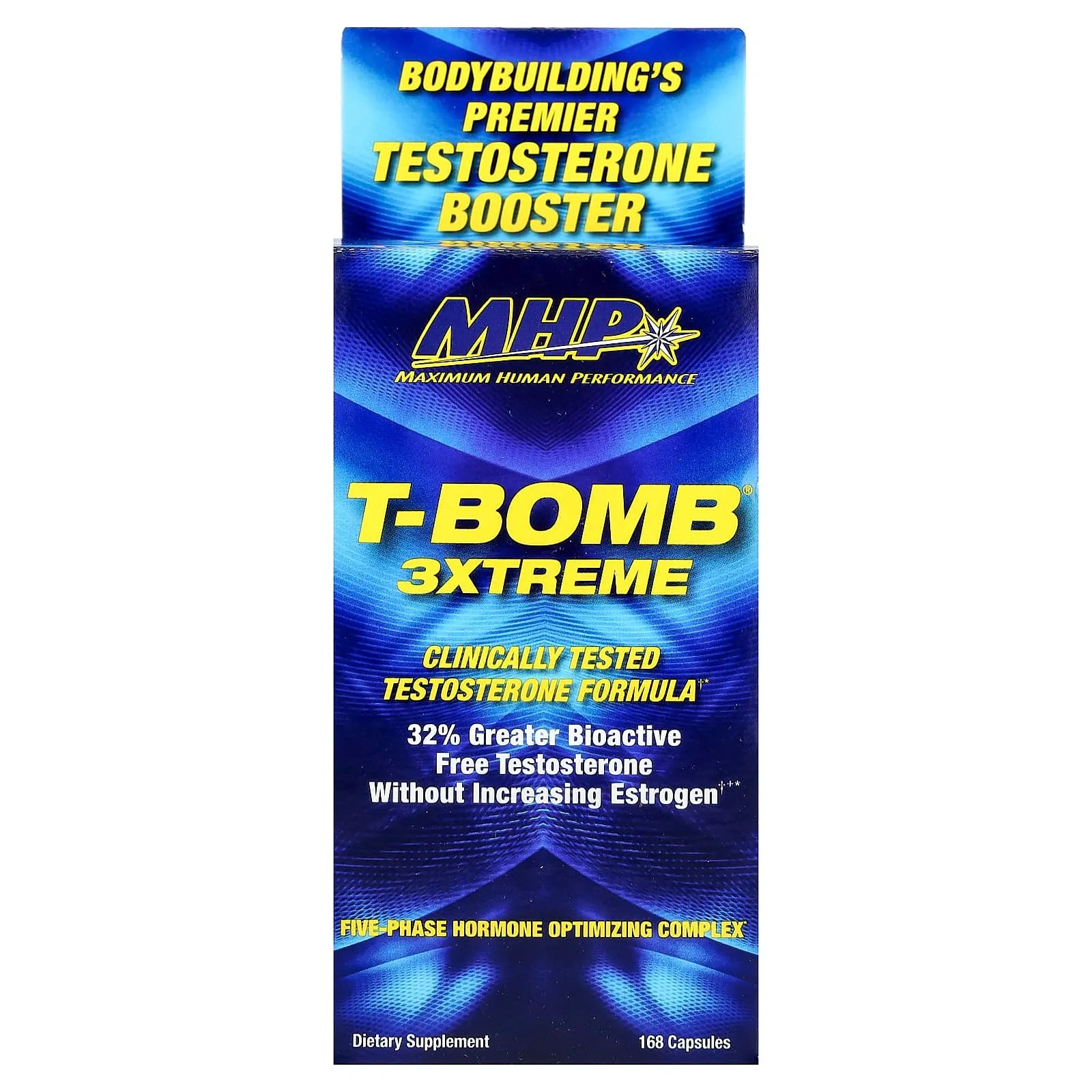 MHP T-BOMB 3XTREME CLINICAL STRENGTH 168CAPS