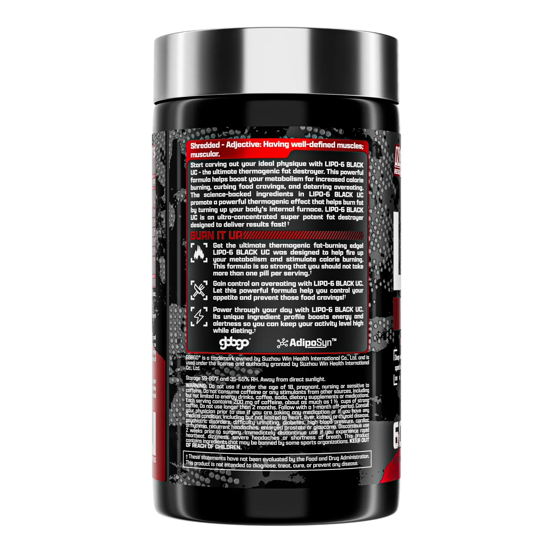 Nutrex Lipo-6 Black Ultra Concentrate - 60 Capsules (60 Servings)