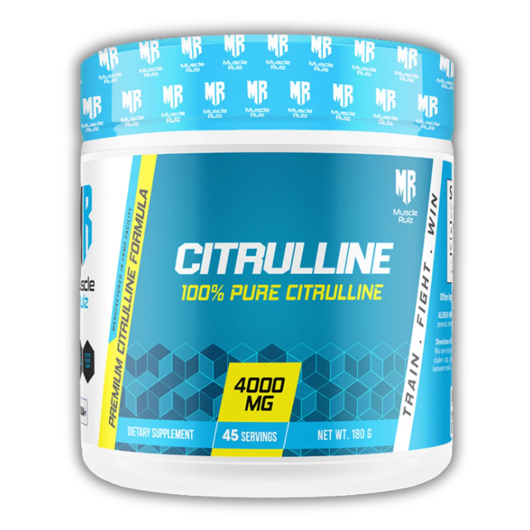 Muscle Rulz L-Citrulline 4000mg - 180g (45 Servings)
