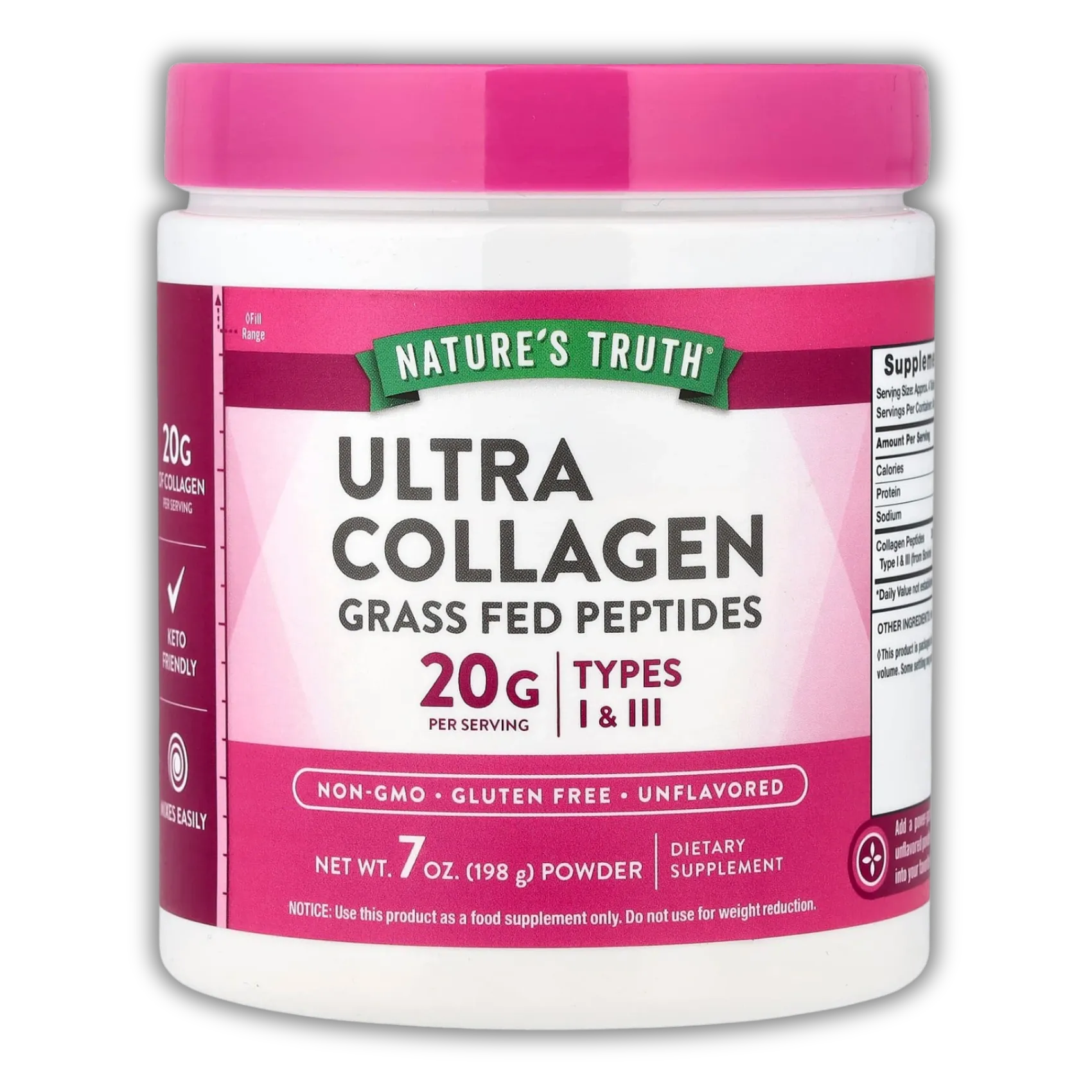 Nature's Truth Ultra Collagen — 198g (7 oz) | 30 Servings