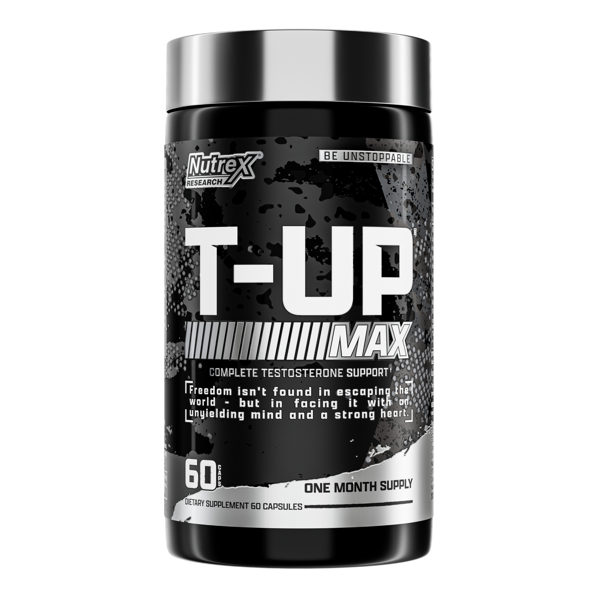Nutrex Research T-UP Max Natural Testosterone Booster - 60 Capsules (30 Servings)