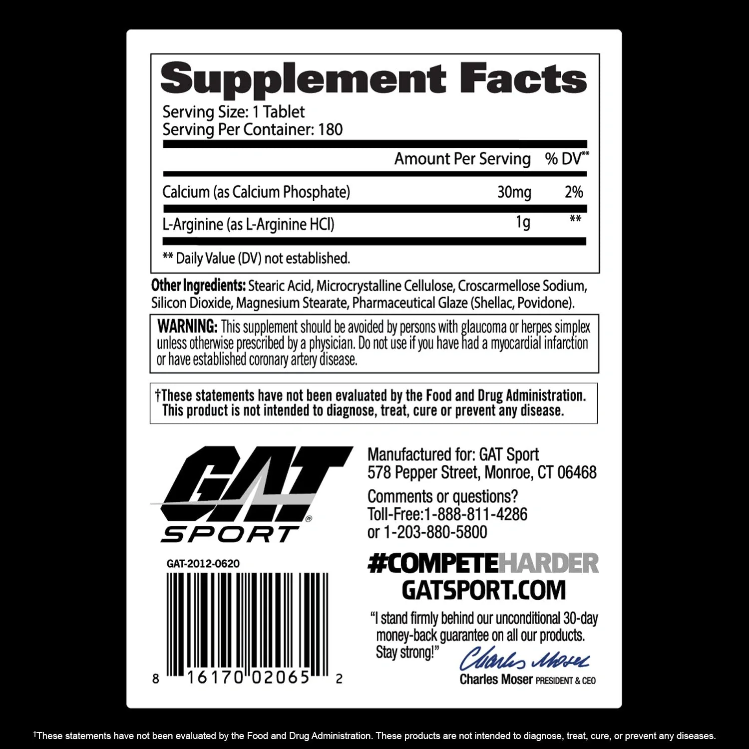 Gat Larginine 180 tab
