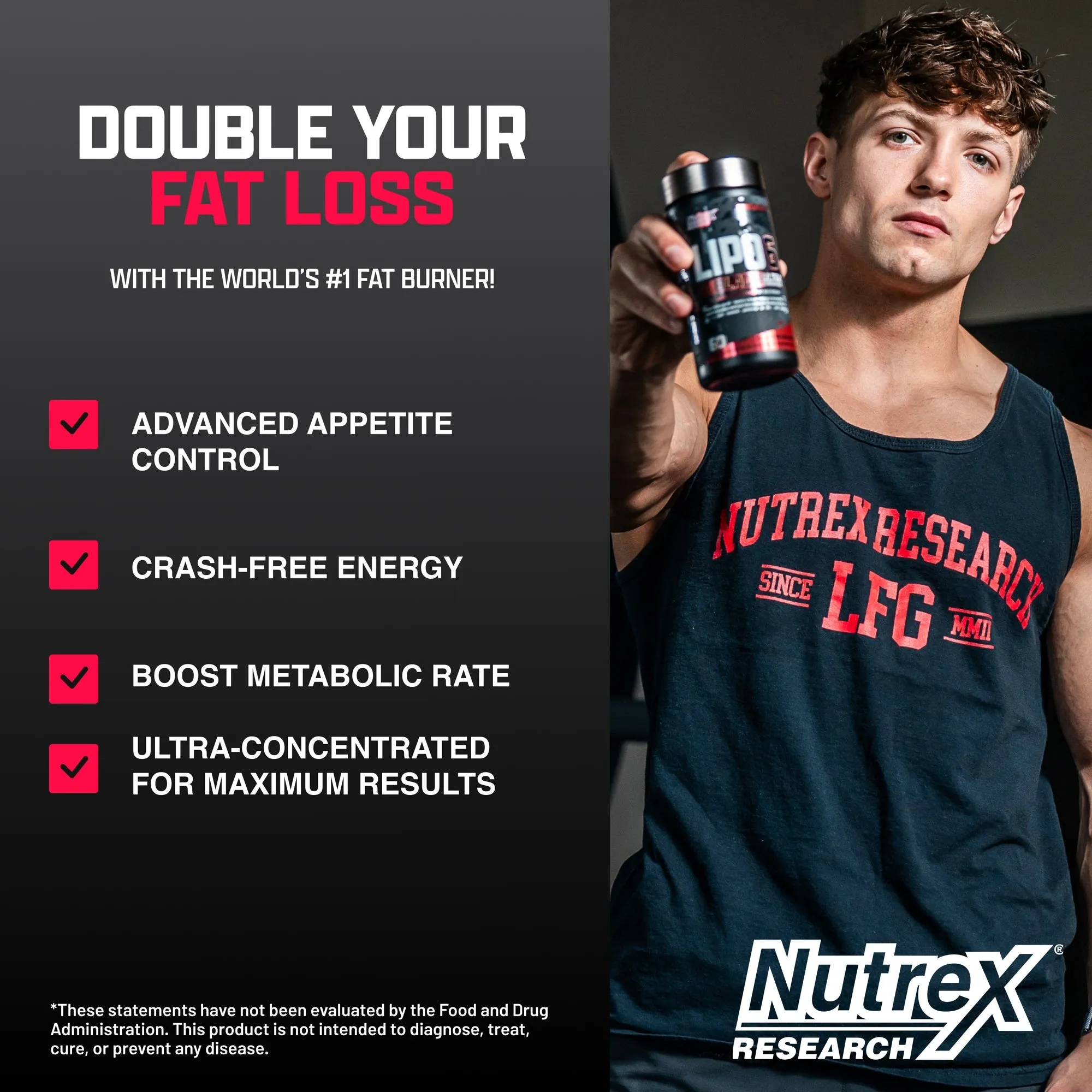 Nutrex Lipo-6 Black Ultra Concentrate - 60 Capsules (60 Servings)
