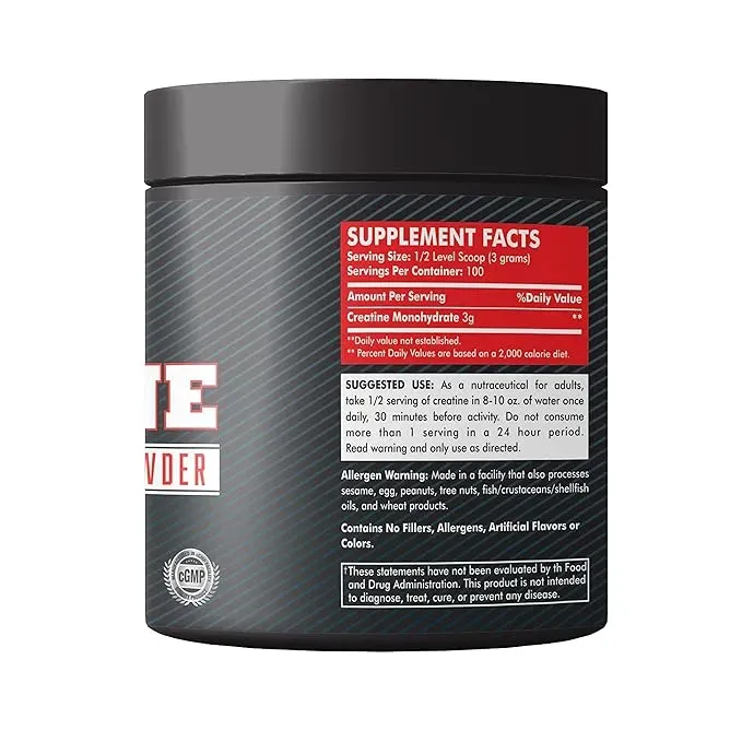 monster labs creatine back side