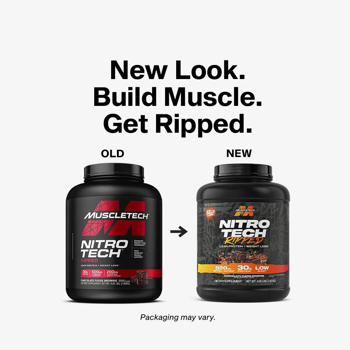 MuscleTech Nitro-Tech Whey Protein — 4 lbs / 1.81 kg (40 Servings)