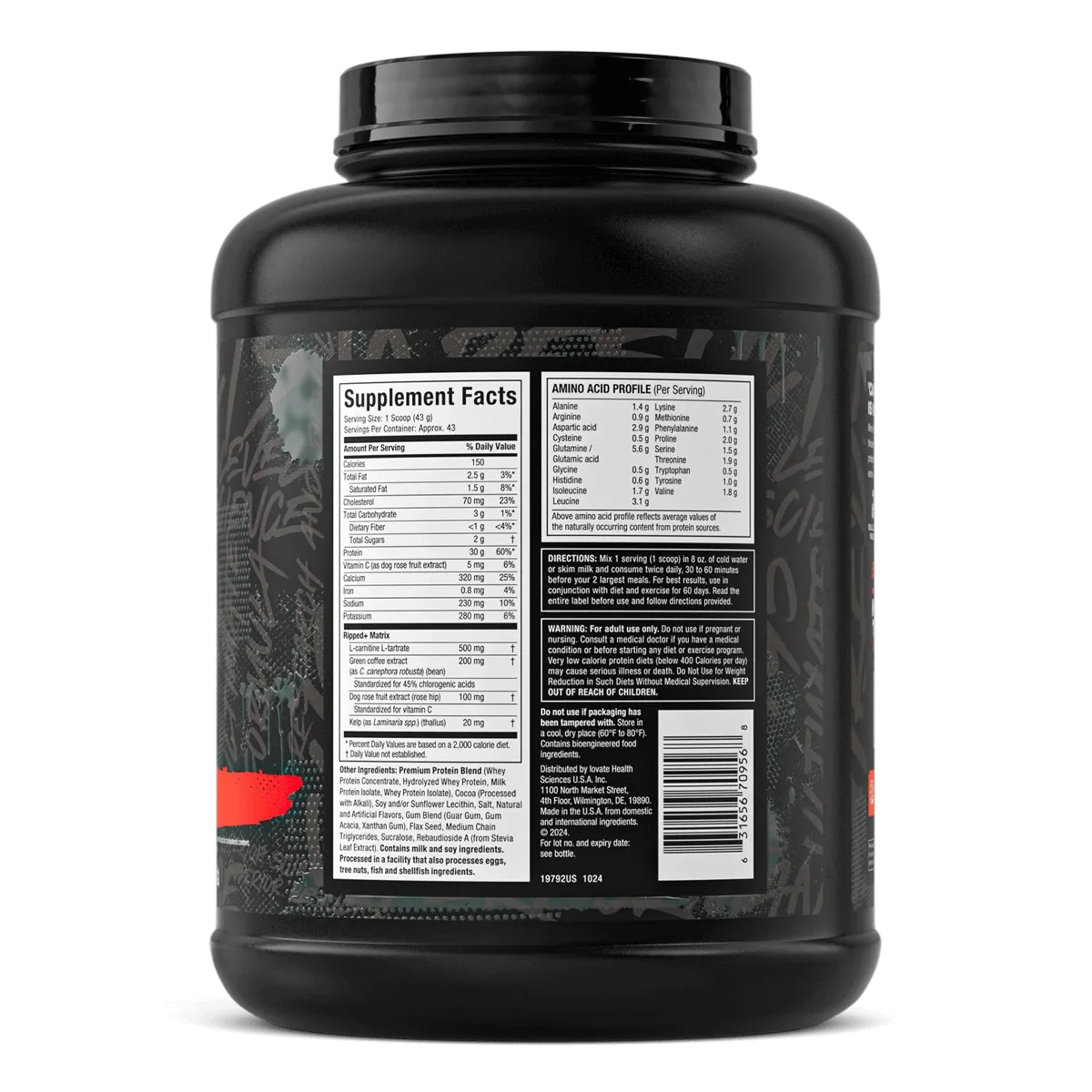 MuscleTech Nitro-Tech Whey Protein — 4 lbs / 1.81 kg (40 Servings)